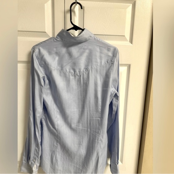 Allon Horse Show Shirt with Ratcatcher Collar Sz 38 - Picture 3 of 3
